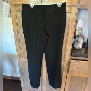 Black Straight Leg Dress Pants
